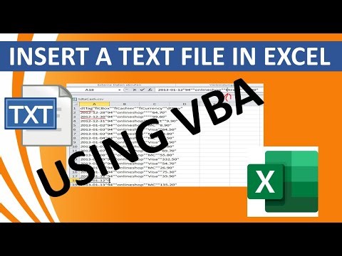 HOW TO CONVERT TEXT FILE(Note Pad) TO EXCEL || IMPORT TEXT FILE TO EXCEL USING VBA‪@Ambuj-Thakur‬