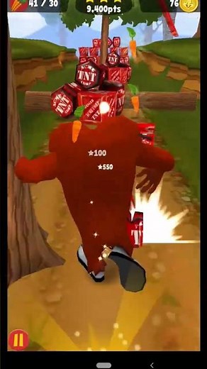 Bug's bunny passing through TNT in a dynamic way🔥💥