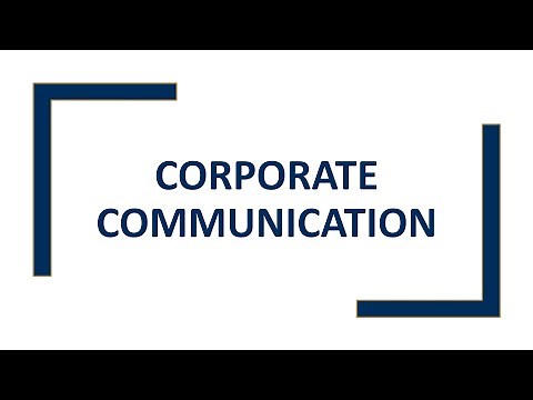 Corporate Communication
