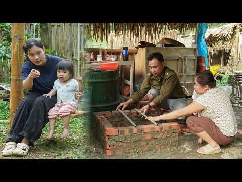 Uncle Chúc came to help Yến and her mother set up their new kitchen, bringing warmth to their life