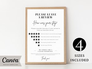 5 Star Rating Explanation Sign Template, Editable Airbnb Star Rating System Explained, Airbnb Sign Template Canva, Vacation Rental Owners - Etsy