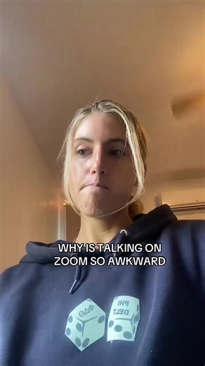 I would rather present in front of 100 people in person than speak my name on zoom… #zoom #zoomcall #awkward #school #class
