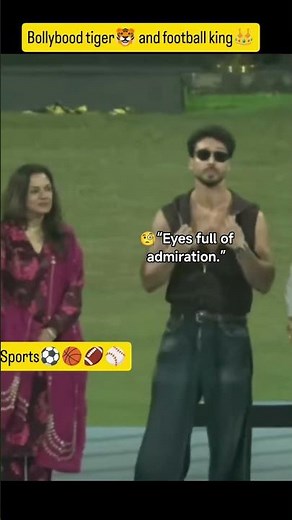 Footballer Messi Admiring Tiger Shroff 👀🔥