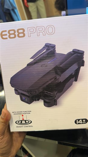 Rebels on Instagram: "🚁 E88 PRO Foldable Camera Drone Compact. Powerful. Beginner-friendly. ✨ Key Highlights: • Foldable & portable design • Camera drone for aerial shots • Hover & height control function • Easy controls – perfect for beginners • Suitable for 14+ ages 🎮 Perfect for kids, teens & gadget lovers 📩 Comment “DRONE” or DM us for booking & details 📍 Available at Rebels – Gadgets & Electronics 28A Sivan South Car Street, South Bazaar, Palayankottai, Tirunelveli – 627002 🕙 11 AM – 9