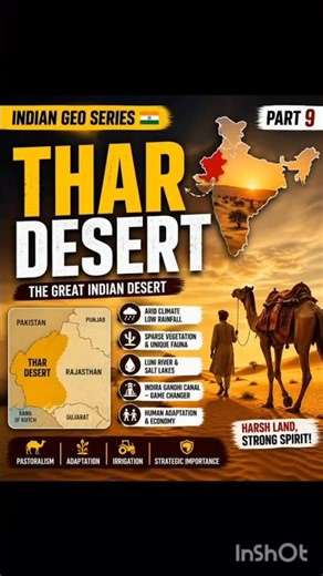 Thar Desert Explained 🌵 | Part 9 | Indian Geo Series ...