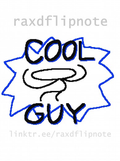 Cool Guy Animation: 3D Flipnote Showcase