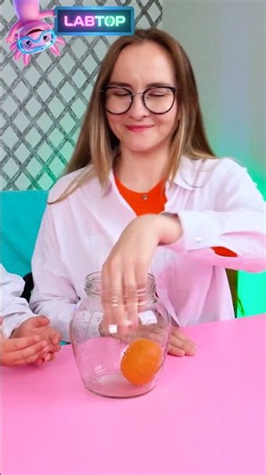 Cool Tangerine Buoyancy Experiment! 🧪🍊 #kids