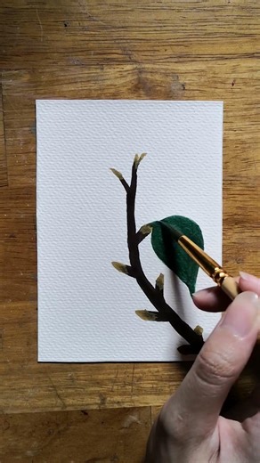 Easy sakura flower painting