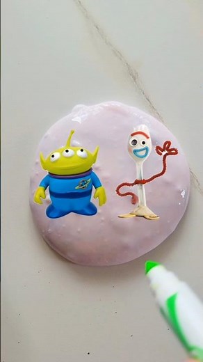 Slime asmr / toy story 5 #slimeasmr #asmrvideos #toystory5 #forky