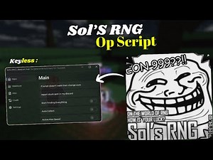 *NEW* Sol's RNG Script [ Pastebin 2025 ] Keyless