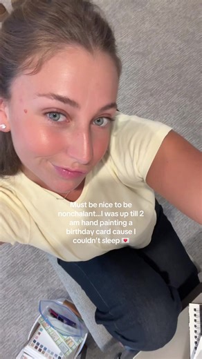 Hand Painted Birthday Card Inspiration for Loved Ones