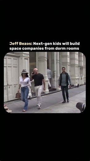 Entrepreneurship | Business | Startup Culture on Instagram: "Jeff Bezos' long-term vision for Blue Origin: he wants space to become as accessible for entrepreneurs as the early internet was. Right now, two students can launch a software startup with a laptop and cloud services, but doing anything ambitious in space still requires huge capital and custom hardware. His goal is to build cheap, reliable space infrastructure like launches and orbital platforms so future founders can treat space as a