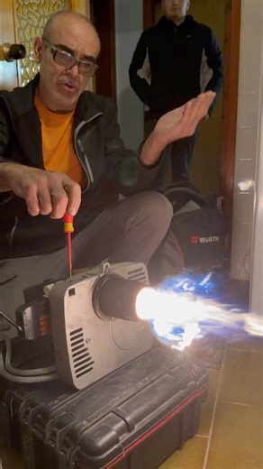 Por poco se queda sin caldera 😱