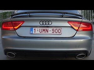 Audi A7 3.0 TDI Biturbo Install RS7 Diffuser