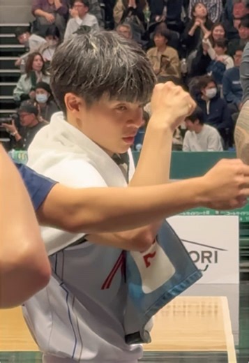 ぐるぐるしてて可愛いでした。 vs神戸 2025/11/09 #神里和 #青森ワッツ #Bリーグ #バスケ #glionarenakobe