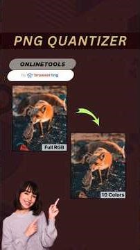 How to Reduce the Number of Colors in Your PNG Image in Just One Click.
