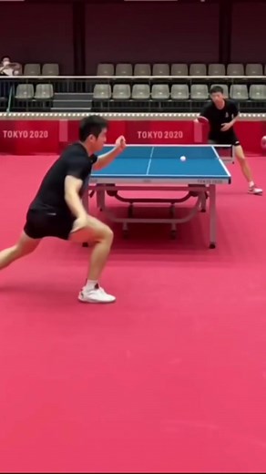 Fan Zhendong & Ma Long Table Tennis Forehand Training