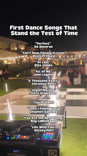 First Dance Songs That Stand the Test of Time ✨