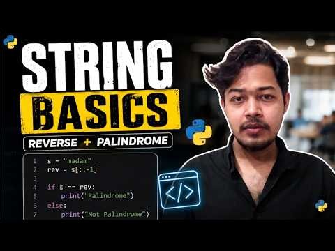 Most Beginners Get Python Strings WRONG 😱 — Let’s Fix It Fast! #DSA