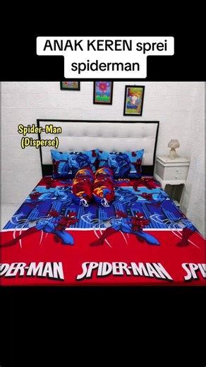 ANAK KEREN sprei spiderman,batman dll #spreispiderman #fyp