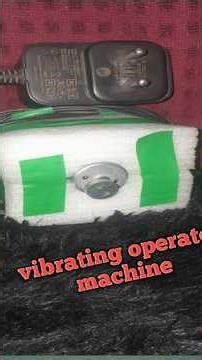 vibrating DC motor operator machine #DC #motor #experiment DCM