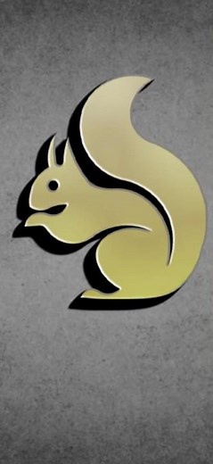 Squirrel logo design tutorial using Adobe illustrator #art #squirrel