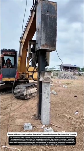 Powerful Excavator Loading Operation | Heavy Equipment Earthmoving Tutorial.