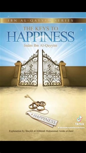 ✨ Muslim BookTok, I found a gem for your Islamic library! ✨ So I stumbled across @abubakrsalafibookstore on tiktok and… why did nobody tell me this page existed?? 🤍📚 If you’re trying to build a real Islamic library, not the aesthetic Pinterest one, but the heartwork deen-building one, this bookstore has all the foundational texts our souls be needing. One book that caught my eye immediately is “The Keys to Happiness” by Imām Ibn Al-Qayyim. This isn’t just a “feel better” book… it’s actual guid