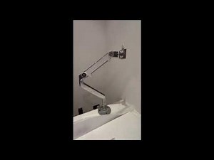 Humanscale M2 Monitor arm with LG 34" monitor