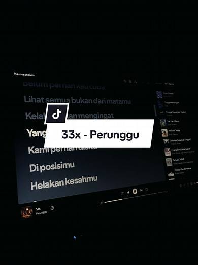Lirik Lagu 33x - Perunggu