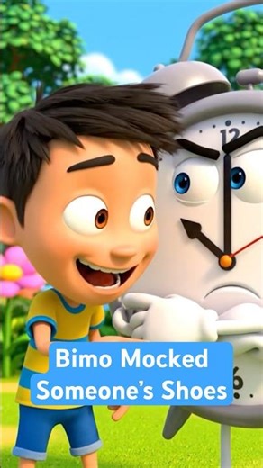 Bimo Mocked Someone’s Shoes… Then He Felt Their Life 😢👟 | Kids Animation #animation #cartoon