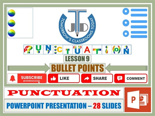 Bullet Points | An Essential Punctuation Guide | Teaching Resources