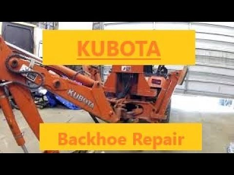 Kubota Backhoe Hose Repair