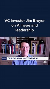 16K views · 47 reactions | Jim Breyer, Breyer Capital founder and CEO, on how to think about the opportunity for quantitative AI. More from Breyer: cnb.cx/4fiyjgy | CNBC | Facebook