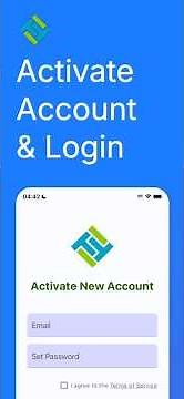 Activate Account & Login