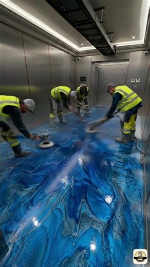 Luxury Epoxy Transformation in an AI Server Room