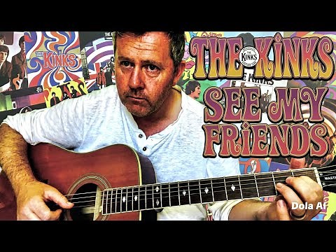 See My Friends - The Kinks - Acoustic Guitar Lesson / Tutorial