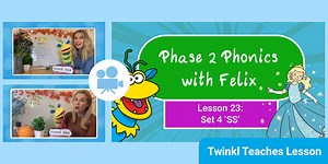 Phase 2 Phonics Lesson 23 - Set 5 'ss' Video