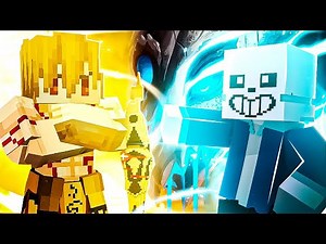 GILGAMESH VS DUST SANS NO MINECRAFT!