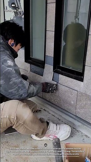 Precision Exterior Tile Installation Around Windows | Clean Lines, Perfect Fit