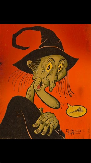 CARTOONS CARTOONS CARTOONS! | Here is my inking process for tonight’s @retrosupply fright fall drawing challenge. The prompt -witch. | Instagram