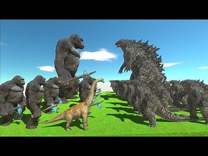 KING KONG VS GODZILLA 💥 EPIC MONSTER SHOWDOWN – ANIMAL REVOLT BATTLE SIMULATOR