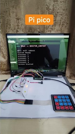 i Built a Smart Lock for Just ₹300! 🔐 | Raspberry Pi Pico Project