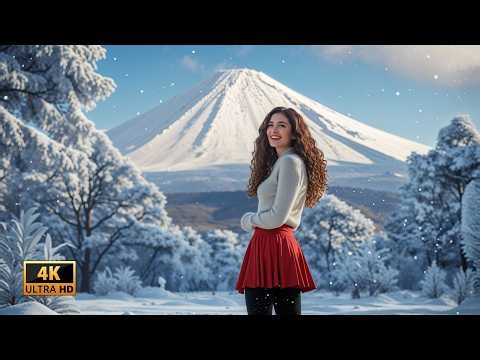 VOLCANO EL TEIDE, Tenerife 🇮🇨 Winter Snow Walk Above the Clouds | 4K Walking Tour