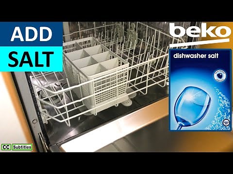 How to add salt to Beko Dishwasher to prevent Limescale build up