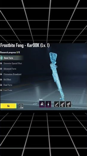 PUBG/BGMI GLACIER KAR98K-GUN SKIN😭#shorts #ytshorts #bgmi