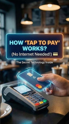 How "Tap to Pay" Works? 💳 (No Battery Needed!) #shorts