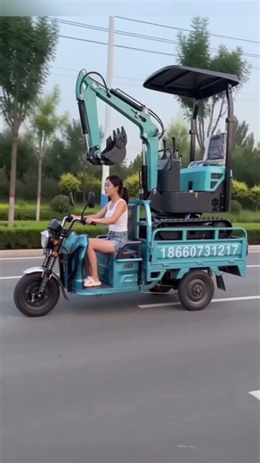 Mini excavators are easy to transport. #digger #excavator