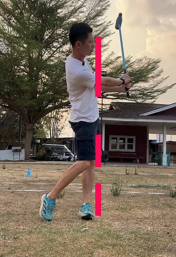 Basic swing in woodball. #woodballs🏌️ #woodball #วู้ดบอล #basicswing #basicwoodball #healthy #activity #