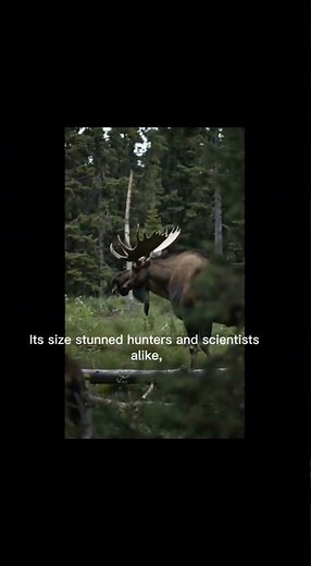 “Nature’s Giant: The Biggest Moose in History” #wildlife